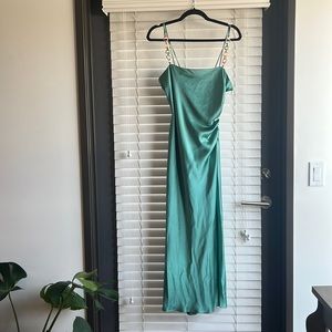 Zara Turquoise Slip Dress
